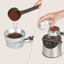 Load image into Gallery viewer, Attsky 51mm Portafilter Funnel, Espresso Dosing Funnel with Magnetic, Lightweight Aluminum Espresso Funnel, 51mm Dosing Funnel