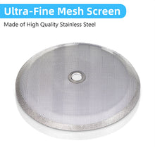 Load image into Gallery viewer, Attsky French Press Filter Replacement, 4-Pack, 4 Inch Stainless Steel Mesh | 4 Inch, Stainless Steel Mesh Screen, Replacement Parts for French Press Coffee Maker, Long-Lasting, Reusable, Dishwasher Safe