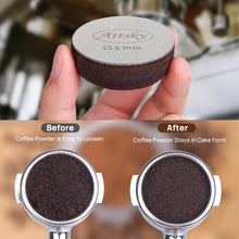 Load image into Gallery viewer, Attsky 53.5mm Espresso Puck Screen for 54mm Portafilter | 316 Stainless Steel, 1.7mm Thickness, 150um Mesh, Prevents Channeling, Even Water Distribution, Reusable, Dishwasher Safe